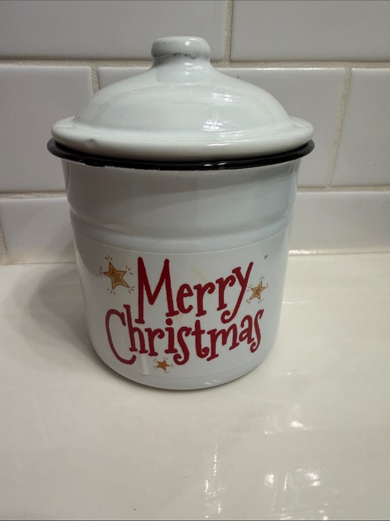 Other - Merry Christmas Morning Coffee Candle in decorative container